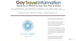 Desktop Screenshot of gaytravelinformation.com