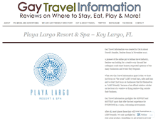 Tablet Screenshot of gaytravelinformation.com